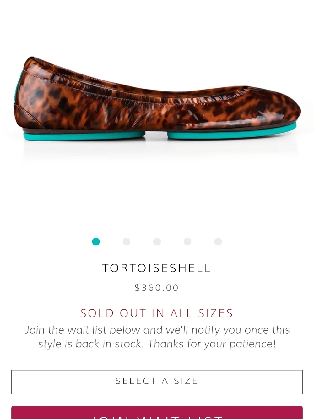 EUC Tieks Tortoiseshell